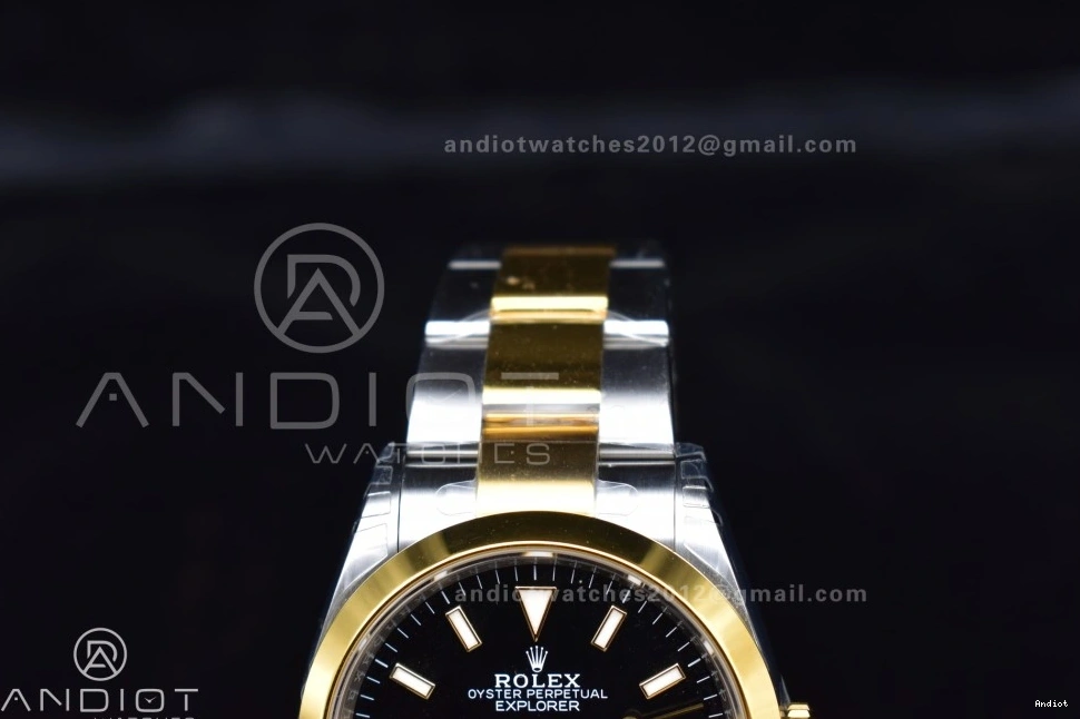 124273 36mm VSF Dial Steel Edition DD3230 on Explorer 1:1 Best Black SS Bracelet 904L YG 0422